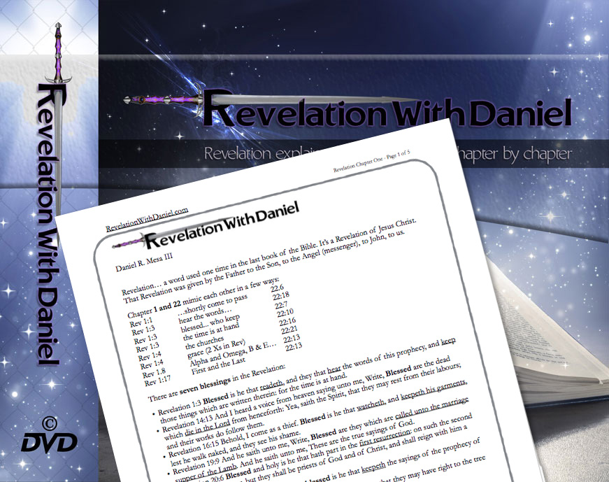 Link for 101 pages of Bible study notes with Daniel Mesa in the book of Revelation